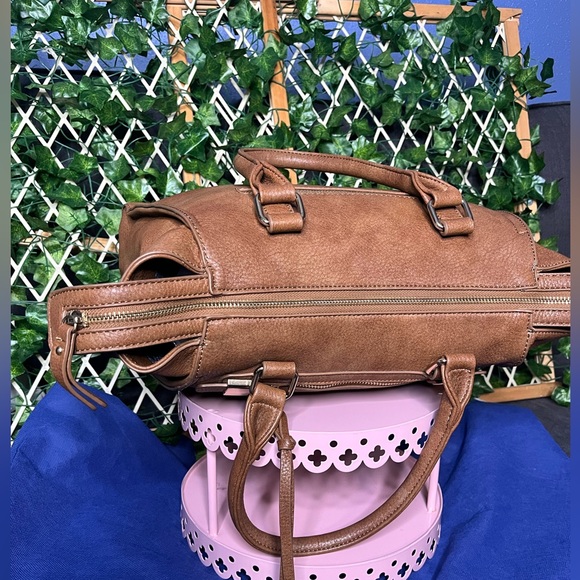 Urban Expressions 100% Vegan leather satchel shoulder-bag - Picture 8 of 14